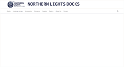 Desktop Screenshot of northernlightsdocksandramps.com