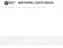 Tablet Screenshot of northernlightsdocksandramps.com